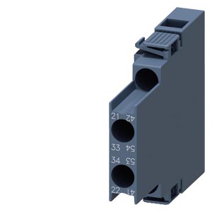 3RH2911-1DA11 — БОКОВОЙ МОДУЛЬ БЛОК-КОНТАКТОВ, 1НО+1НЗ, ДЛЯ КОНТАКТОРОВ КОММУТАЦИИ ЭЛЕКТРОДВИГАТ