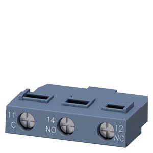 3RV2901-1D — ФРОНТАЛЬНЫЙ БЛОК-КОНТАКТ, 1 П, ВИНТОВЫЕ КЛЕММЫ, ДЛЯ АВТОМАТИЧЕСКОГО ВЫКЛЮЧАТЕЛЯ 