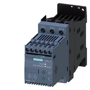 3RW3013-1BB14 — УСТРОЙСТВО ПЛАВНОГО ПУСКА SIRIUS, ТИПОРАЗМЕР S00, 3.6A, 1.5КВТ/400V, 40 ГРАД., Н