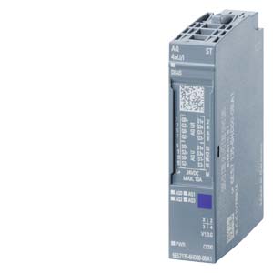 6ES7135-6HD00-0BA1 — SIMATIC ET 200SP, МОДУЛЬ АНАЛОГОВОГО ВЫВОДА, AQ 4XU/I, НАПРЯЖЕНИЕ/ТОК, СТАНДАРТН