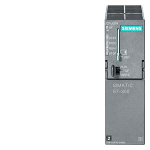 6ES7314-1AG14-0AB0 — SIMATIC S7-300, ЦПУ CPU 314 С ИНТЕРФЕЙСОМ MPI, ВСТРОЕННЫЙ БЛОК ПИТАНИЯ =24 В, 12